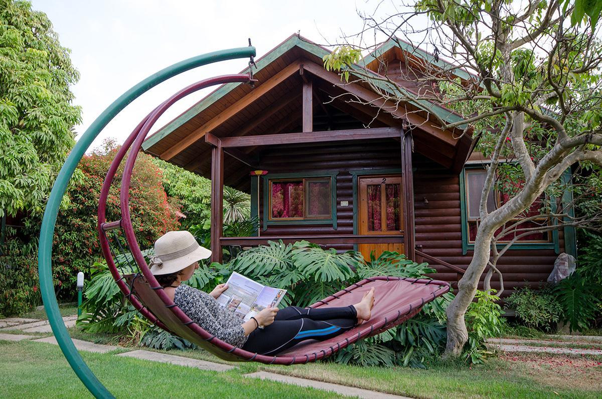 The Wooden Rose Cabins Bezet Buitenkant foto